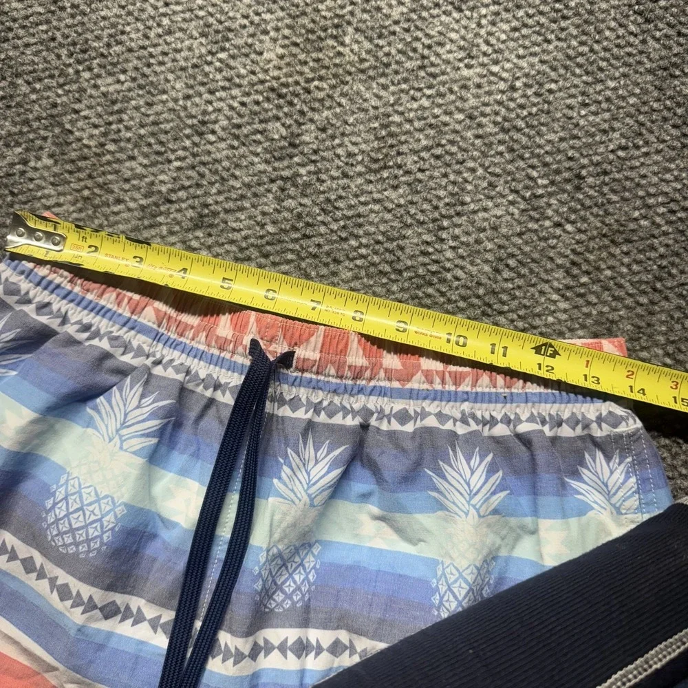 Chubbies Swim Trunks Men's M Multicolor Aztec & Pineapple Surfing 5.5